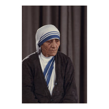 Cargar imagen en el visor de la galería, Digitally Restored and Enhanced 1971 Mother Teresa Print - Humanitarian Portrait Missionaries of Charity - Nobel Peace Prize Icon - Archival Print
