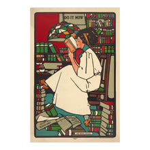 Cargar imagen en el visor de la galería, Digitally Restored and Enhanced 1909 Dig Poster - Sadie Wendell Mitchell Womens Education - Progressive Era College Girls Will Be Girls - Archival Print