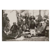 Load image into Gallery viewer, Digitally Restored and Enhanced 1911 Columbia Tribe Gamblers Print - Indigenous Colville Reservation Washington - Plateau Heritage - Archival Print