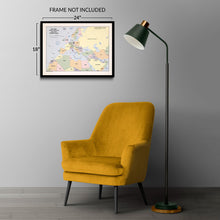 Cargar imagen en el visor de la galería, Digitally Restored and Enhanced 1982 Europe North Africa and Middle East Map Print - Vintage Map of Europe North Africa & The Middle East Wall Art Poster