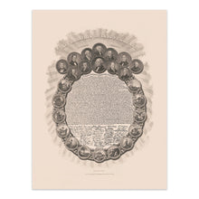 Load image into Gallery viewer, Digitally Restored and Enhanced 1850 Declaration of Independence Poster Photo - Vintage Photo of United States Declaration of Independence Wall Art Poster
