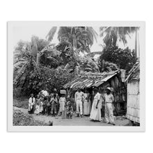 Load image into Gallery viewer, Digitally Restored and Enhanced 1903 Puerto Rican Natives Photo Print - Old Photo of Natives in Puerto Rico Wall Art Poster - Puerto Rico Vintage Poster