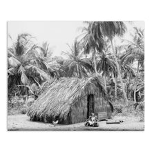 Load image into Gallery viewer, Digitally Restored and Enhanced 1903 Typical Puerto Rican Hut Print Photo - Vintage Photo of A Typical Hut in San Juan Puerto Rico Wall Art Poster