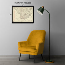 Load image into Gallery viewer, Digitally Restored and Enhanced 1941 Rio de Janeiro Map Print - Vintage Map of Rio de Janeiro Brazil Poster - Central Area Map of Rio de Janeiro Wall Art