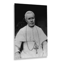 Load image into Gallery viewer, Digitally Restored and Enhanced 1914 Pope St Pius X Photo Print - Vintage Portrait Photo of Giuseppe Melchiorre Sarto Pope Saint Pius X Wall Art Poster