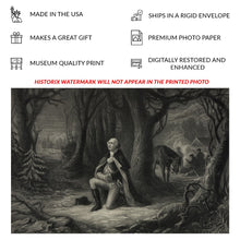 Cargar imagen en el visor de la galería, Digitally Restored and Enhanced 1866 Prayer at Valley Forge Print - Washington Revolutionary War Winter Patriotic Art - Independence - Archival Print