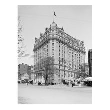 Cargar imagen en el visor de la galería, Digitally Restored and Enhanced 1902 Willard Hotel Washington Print - Pennsylvania Avenue Gilded Age Architecture - Historic DC - Archival Print