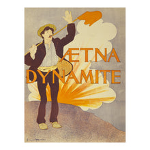 Load image into Gallery viewer, Digitally Restored and Enhanced 1895 Aetna Dynamite Advertisement - Industrial Explosives - Gilded Age Mining Railroad - Archival Print