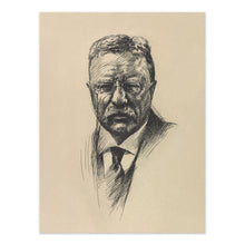 Load image into Gallery viewer, Digitally Restored and Enhanced 1919 Theodore Roosevelt Bust Portrait Photo - Theodore Roosevelt Photo Print - Vintage Photo of Teddy Roosevelt Poster