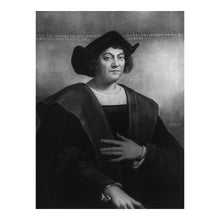 Load image into Gallery viewer, Digitally Restored and Enhanced 1908 Christopher Columbus Portrait Print - Detroit Publishing Renaissance Explorer New World - Edwardian - Archival Print