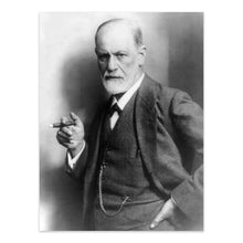 Load image into Gallery viewer, Digitally Restored and Enhanced 1921 Sigmund Freud Photo Print - Vintage Portrait Photo of Sigmund Freud Pioneer of Psychological Analysis Wall Art Poster