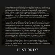 Load image into Gallery viewer, Digitally Restored and Enhanced 1902 Eureka California Map Poster - Old Bird's Eye View of Eureka Humboldt County Map of California Poster Wall Art Print