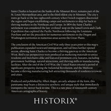 Load image into Gallery viewer, Digitally Restored and Enhanced 1869 Saint Charles Missouri Map Poster - Old Bird's Eye View Map of St Charles MO - Vintage Map of Missouri Wall Art Print