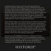 Load image into Gallery viewer, Digitally Restored and Enhanced 1882 Sixth Ward of Akron Ohio Map Poster - Vintage Bird's Eye View of Middlebury Summit County Ohio Map Wall Art Print