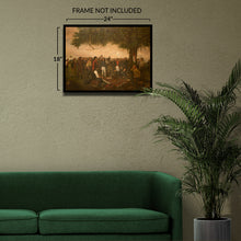 Load image into Gallery viewer, Digitally Restored and Enhanced 1836 Surrender of Santa Anna Photo Print - Vintage Poster Photo of The Surrender of Santa Anna Commissioned in 1886