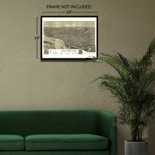 Load image into Gallery viewer, Digitally Restored and Enhanced 1888 Sioux City Iowa Map Poster - Old Perspective View of Sioux City Map of Iowa Poster - History Map of Sioux City Iowa