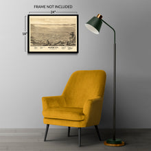 Load image into Gallery viewer, Digitally Restored and Enhanced 1875 Brigham City and Great Salt Lake Utah Map Poster - Vintage Bird's Eye View Map of Utah Print Wall Art Poster