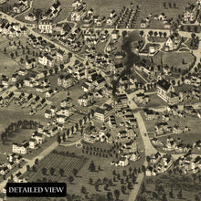 Load image into Gallery viewer, Digitally Restored and Enhanced 1885 South Weymouth Massachusetts Map Poster - Vintage South Weymouth Norfolk County Map of Massachusetts Wall Art Print