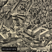 Load image into Gallery viewer, Digitally Restored and Enhanced 1914 Haverhill Massachusetts Map Poster - Aero View of Haverhill Massachusetts Wall Art Print - Vintage Haverhill MA Map