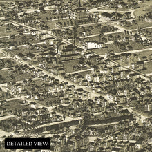 Load image into Gallery viewer, Digitally Restored and Enhanced 1888 Sioux City Iowa Map Poster - Old Perspective View of Sioux City Map of Iowa Poster - History Map of Sioux City Iowa