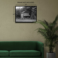Load image into Gallery viewer, Digitally Restored and Enhanced 1939 Tobacco Barn Photo Print - Vintage Photo of A Tobacco Barn Near Gordonton North Carolina Wall Art Poster Print