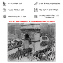 Cargar imagen en el visor de la galería, Digitally Restored and Enhanced - 1946 US Army 82nd Airborne Division Photo Print - Vintage Photo of 82nd Airborne Division On A Parade in New York Poster