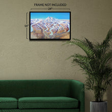 Load image into Gallery viewer, Digitally Restored and Enhanced 1994 Denali Alaska Range Panorama Map - Painted Relief Cartography - Subarctic Mountain Landscape - Interior Alaska Wilderness