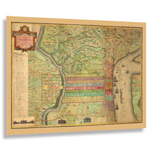 Load image into Gallery viewer, Digitally Restored and Enhanced 1802 Philadelphia Street Map Print - Federal Era City Grid Delaware Schuylkill Rivers Penn - Federal Era - Archival Print