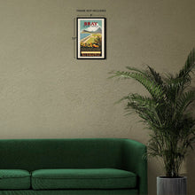 Load image into Gallery viewer, Digitally Restored and Enhanced 1930 Bray Ireland Seaside Travel Poster - Irish Coastal Resort Waterfront - Golden Age of Travel Art - County Wicklow Coastline