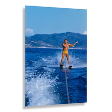 Cargar imagen en el visor de la galería, Digitally Restored and Enhanced 1954 Acapulco Water Skiing Print - Mexico Pacific Coast Resort Golden Age Travel - Mid Century Glamour - Archival Print