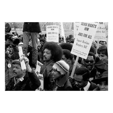 Load image into Gallery viewer, Digitally Restored and Enhanced 1975 Jesse Jackson Jobs March Print - Washington DC White House Civil Rights Demonstration - Economic Justice - Archival Print