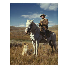 Load image into Gallery viewer, Digitally Restored and Enhanced 1942 Montana Shepherd Print - Gravelly Range Madison County Western Ranching FSA - High Country Heritage - Archival Print