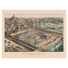 Load image into Gallery viewer, Digitally Restored and Enhanced 1864 Soldiers Rest Alexandria Virginia Print - Magnus Civil War Union Transit Camp Railroad - Union - Archival Print