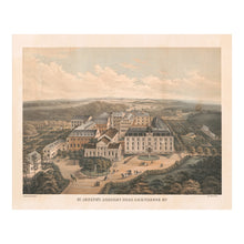 Cargar imagen en el visor de la galería, Digitally Restored and Enhanced 1870 St Josephs Academy Emmitsburg Print - Hoen Elizabeth Ann Seton Maryland Catholic - Reconstruction - Archival Print