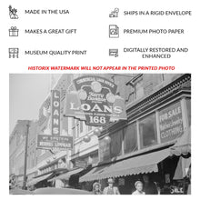 Cargar imagen en el visor de la galería, Digitally Restored and Enhanced 1939 Beale Street Memphis Tennessee Photo - Wolcott FSA Secondhand Clothing Store Pawn Shop - Depression Era - Archival Print
