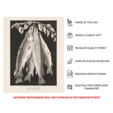 Load image into Gallery viewer, Digitally Restored and Enhanced 1872 Just Caught Trout Pickerel Print - Currier Ives Fishing Angling Trophy Sporting Art - Gilded Age - Archival Print