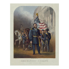 Cargar imagen en el visor de la galería, Digitally Restored and Enhanced 1868 Ulysses S. Grant Portrait Print - Civil War Union General - Reconstruction Era American History - Museum-Quality Print