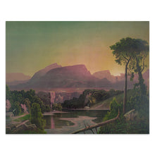 Load image into Gallery viewer, Digitally Restored and Enhanced 1880 Sunrise in the Alleghenies Print - Appalachian Mountains Dawn Gilded Age Landscape - Victorian Era - Archival Print