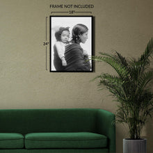 Cargar imagen en el visor de la galería, Digitally Restored and Enhanced 1901 Native American Woman Photo Print - Vintage Portrait Photo of Native American Woman with Baby on Back Wall Art Poster