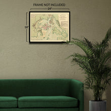 Cargar imagen en el visor de la galería, Digitally Restored and Enhanced 1776 Boston Map Poster - Plan of Boston and Its Environs Wall Art Print - Vintage Map of Boston and Its Environs
