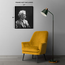 Cargar imagen en el visor de la galería, 1907 Mark Twain Photo Print - Vintage Portrait Photo of Mark Twain The Father of American Literature - Mark Twain Poster