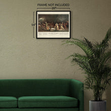 Load image into Gallery viewer, Digitally Restored and Enhanced 1859 The Court of Death Poster Print - Vintage Poster Print of The Court of Death by Rembrandt Peale Wall Art