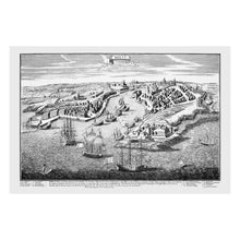 Cargar imagen en el visor de la galería, Digitally Restored and Enhanced 1700 Brest France Harbor Bird's Eye View Map - Naval Port Cartography - Royal Arsenal and Warship Roadstead - Museum-Quality Print