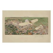 Load image into Gallery viewer, Digitally Restored and Enhanced 1911 Beaumont Bleriot Monoplane Rome Print - Gamy Paris Air Race Pioneer Aviation Aircraft - Edwardian - Archival Print