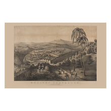 Cargar imagen en el visor de la galería, Digitally Restored and Enhanced 1852 Ancient Jerusalem Print - Duval Temple Mount Second Temple Biblical Holy Land View - Antebellum - Archival Print