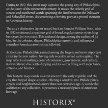 Load image into Gallery viewer, Digitally Restored and Enhanced 1802 Philadelphia Street Map Print - Federal Era City Grid Delaware Schuylkill Rivers Penn - Federal Era - Archival Print