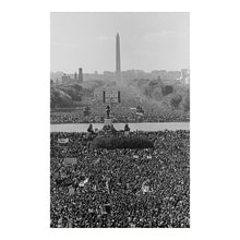 Load image into Gallery viewer, Digitally Restored and Enhanced 1995 Million Man March Print - Washington DC National Mall Aerial African American History - Civic Gathering - Archival Print