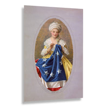 Cargar imagen en el visor de la galería, Digitally Restored and Enhanced 1908 Betsy Ross Print - Sewing First American Flag Revolutionary War Patriotic Art - Philadelphia - Archival Print