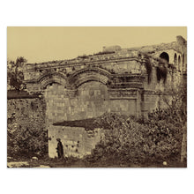 Cargar imagen en el visor de la galería, Digitally Restored and Enhanced 1856 Golden Gate Jerusalem Print - Holy Land Old City Wall Biblical Sacred Site - Victorian Era - Archival Print
