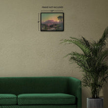 Load image into Gallery viewer, Digitally Restored and Enhanced 1880 Sunrise in the Alleghenies Print - Appalachian Mountains Dawn Gilded Age Landscape - Victorian Era - Archival Print